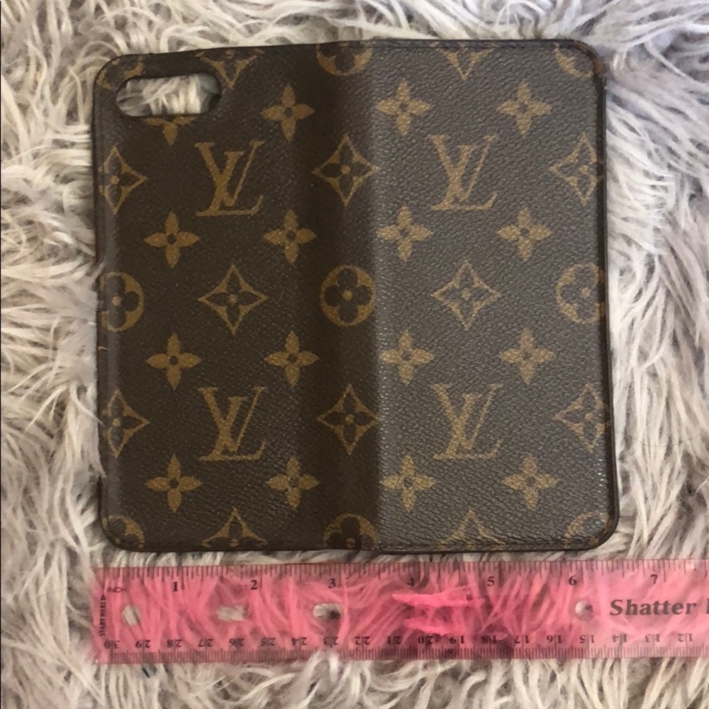 Louis Vuitton phone case.